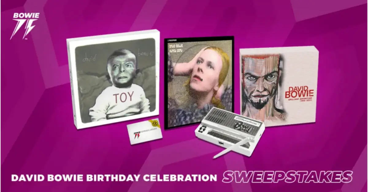David Bowie Birthday Celebration Sweepstakes