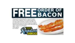FREE Order of Bacon at Waffle House