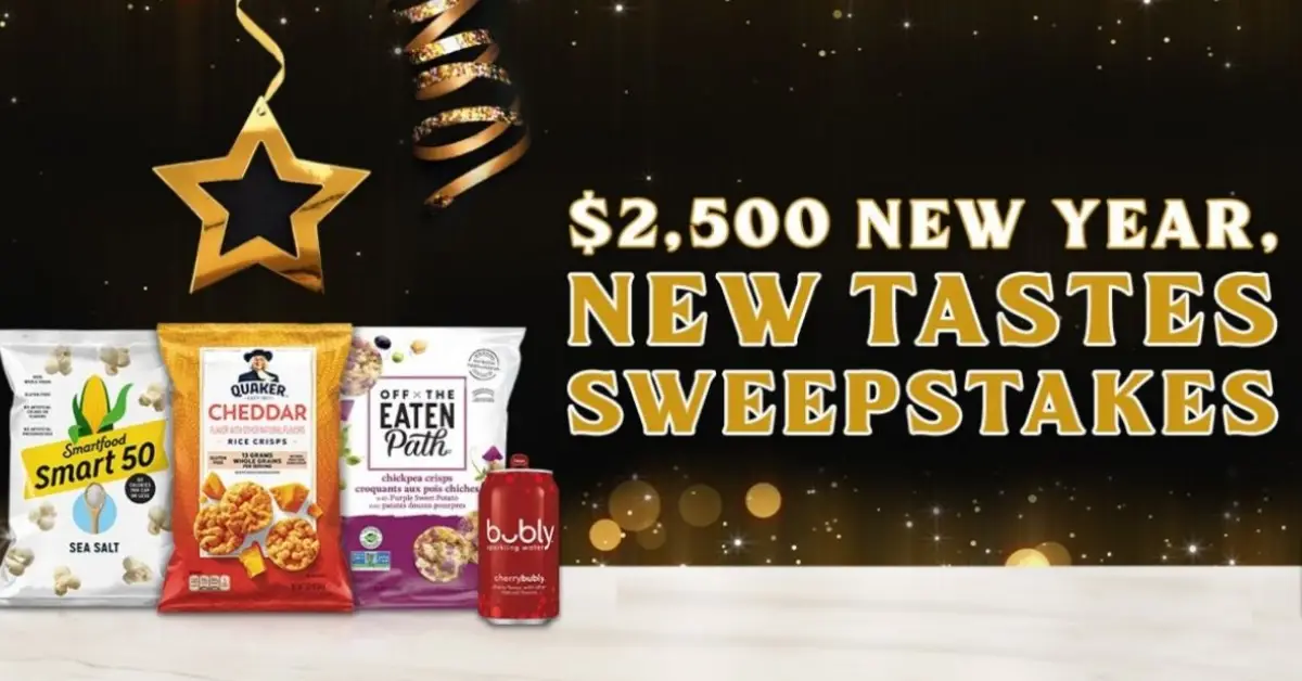New Year New Tastes Sweepstakes