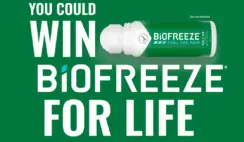 The Biofreeze For Life Instant Win and Sweepstakes