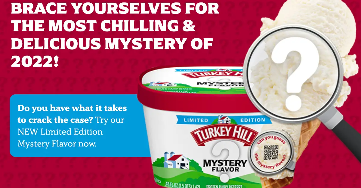 Turkey Hill Mystery Flavor Sweepstakes