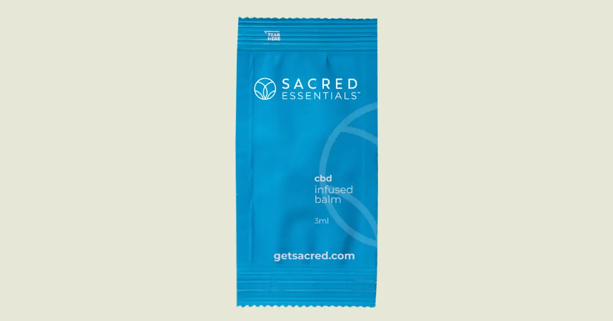 FREE Sacred Essentials CBD Infused Pain Balm Sample