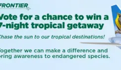 Frontier 7 Night Tropical Getaway Sweepstakes