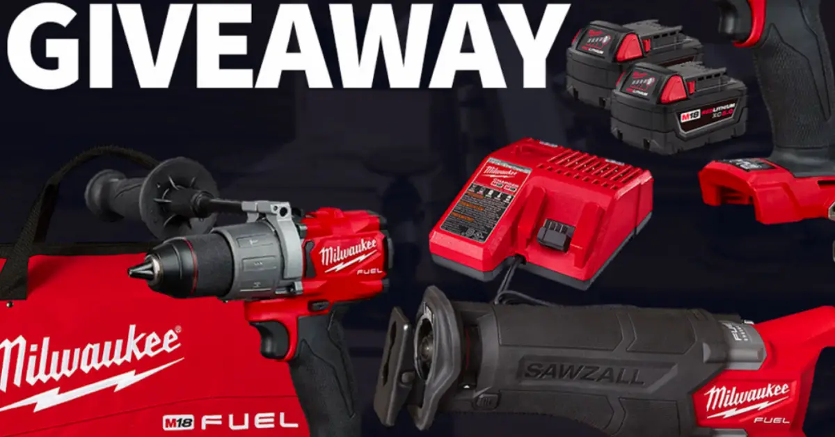 Milwaukee Cordless 3 Tool Combo Kit Giveaway