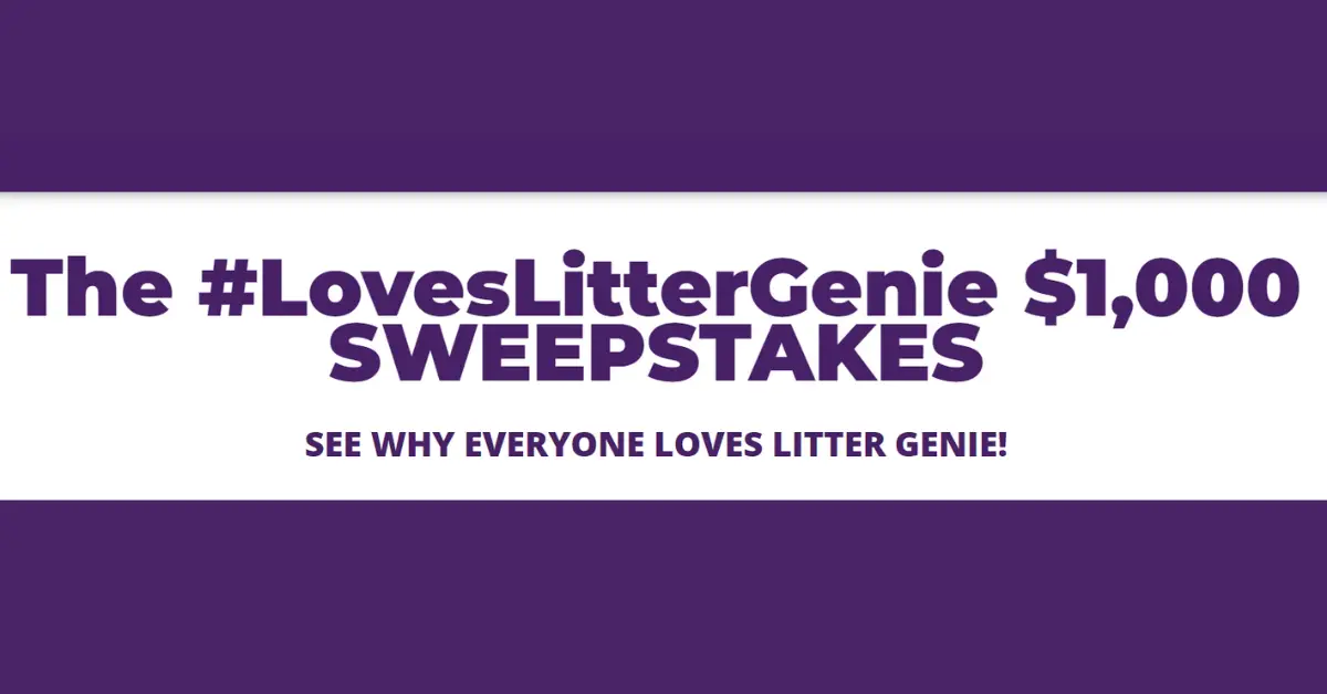 The Litter Genie LovesLitterGenie Sweepstakes
