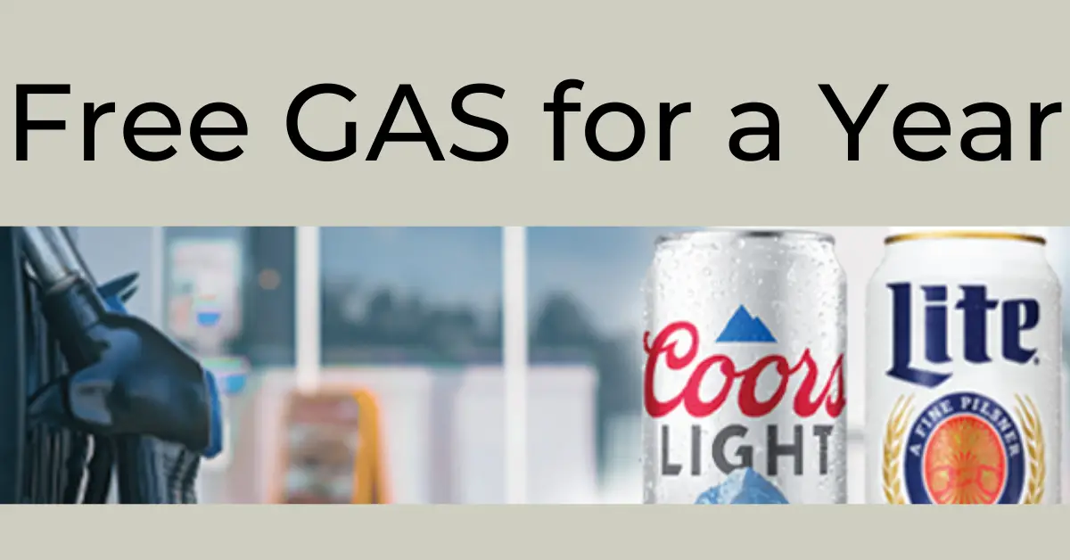 The Miller Lite and Coors Light Gas for a Year Central Sweepstakes