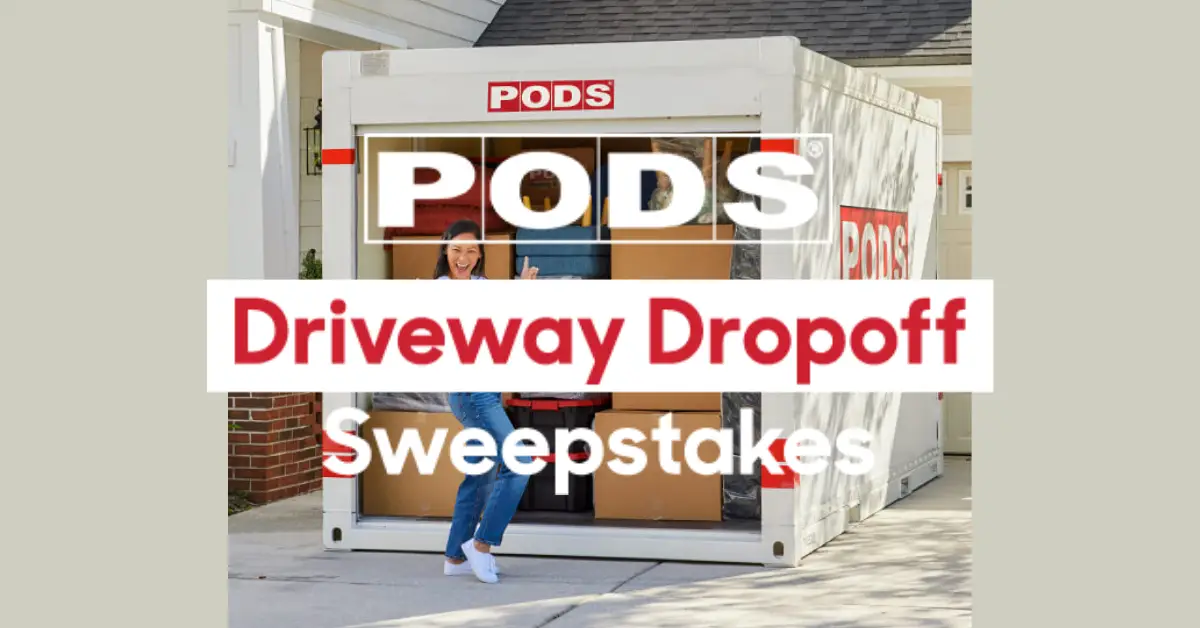The PODS Driveway Dropoff Sweepstakes