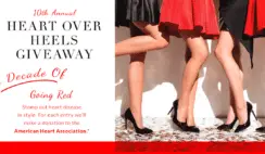 10th Annual Heart over Heels Giveaway