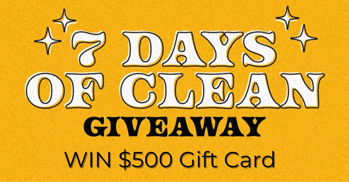 7 Days of Clean Giveaway