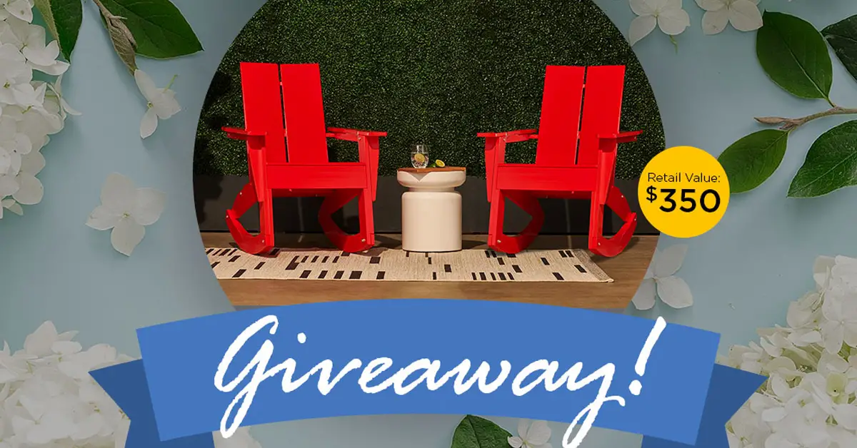 Bellacor Adirondack Rocking Chairs Giveaway