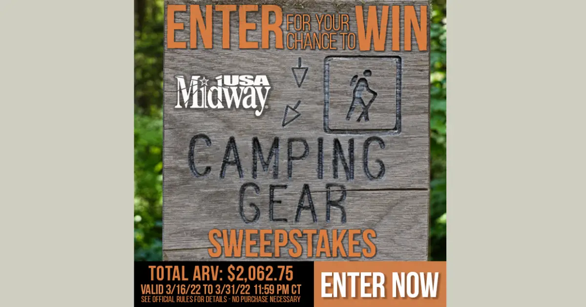 Camping Gear Sweepstakes