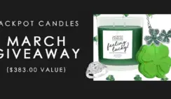 Jackpot Candles March Giveaway