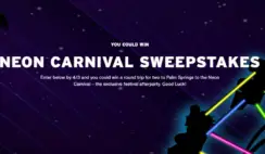 Levis Neon Carnival Flyaway Sweepstakes