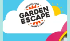Miracle Gro Garden Escape Sweepstakes