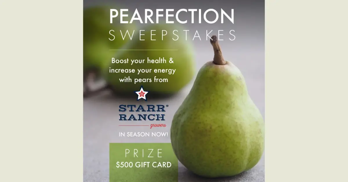 Pearfection Sweepstakes