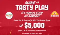 The Mission Foods Taco Tipoff Sweepstakes