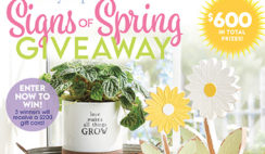 Country Sampler Signs of Spring Giveaway
