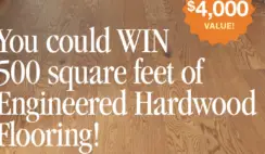 Hardwood Flooring Giveaway