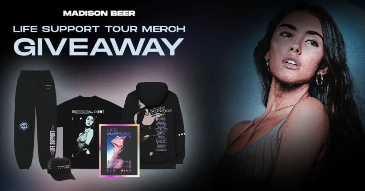 Madison Beer Life Support Tour Merch Giveaway