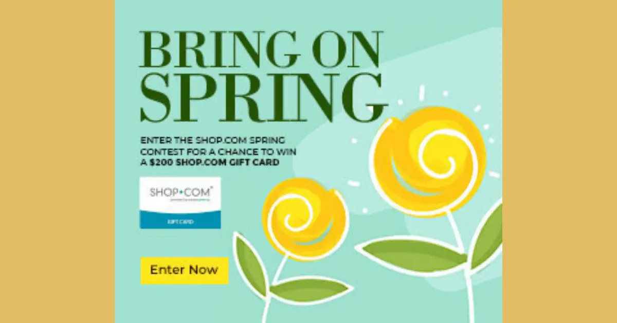 SHOP Gift Card Sweepstakes