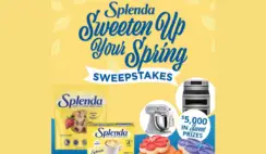 Splenda Sweeten Up Your Spring Sweepstakes