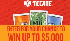 Tecate Cinco de Mayo Sweepstakes and Instant Win Game