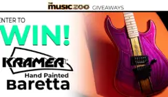 The Music Zoos Kramer Hand Painted Baretta Guitar Giveaway