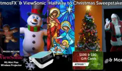 AtmosFX and ViewSonic Halfway to Christmas Sweepstakes