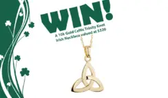 Irish Shop Trinity Knot Necklace Giveaway