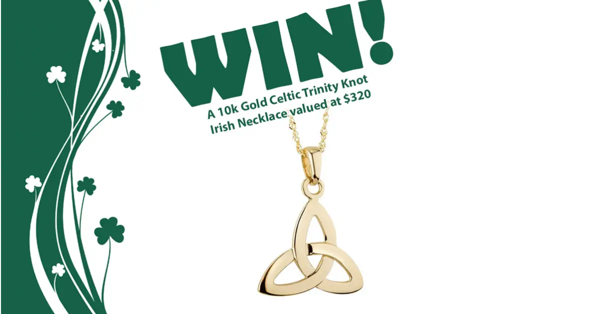 Irish Shop Trinity Knot Necklace Giveaway