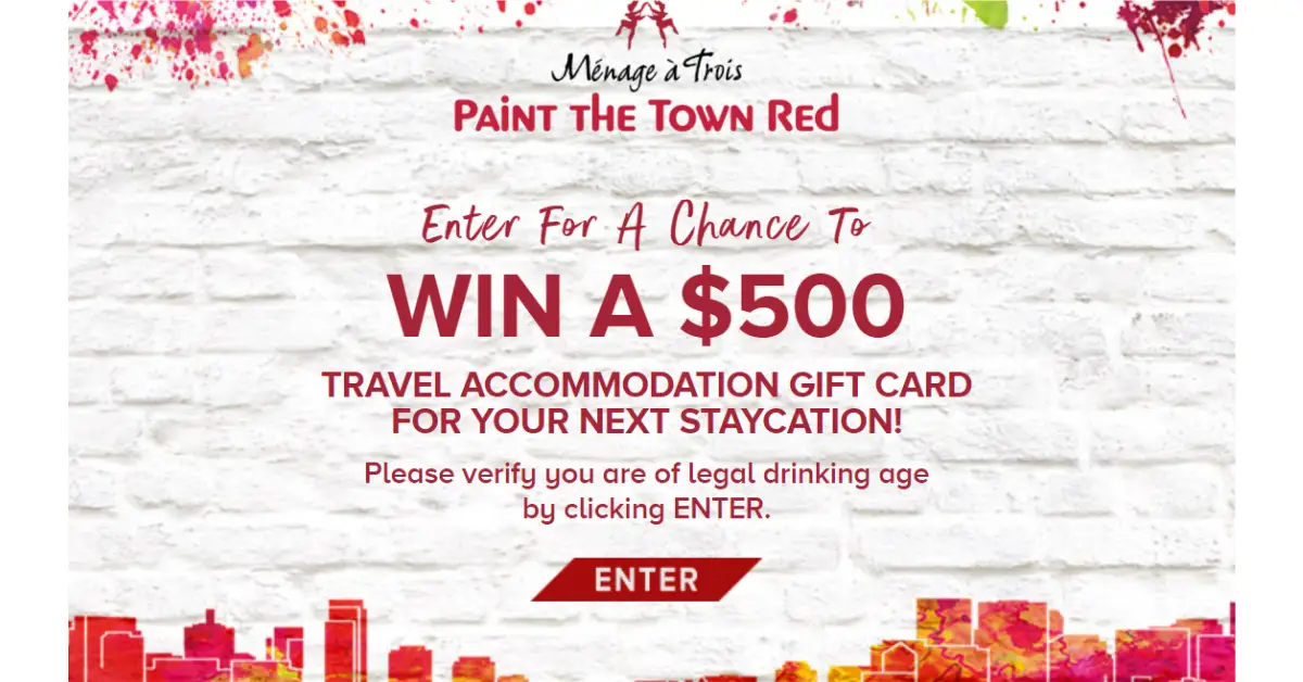 Paint the Town Red Sweepstakes