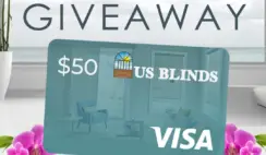 US Blinds Weekly Gift Card Giveaway