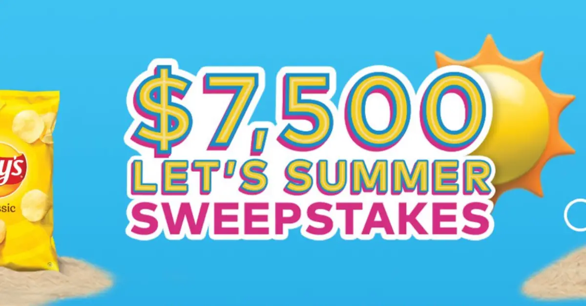 $7500 Lets Summer Sweepstakes