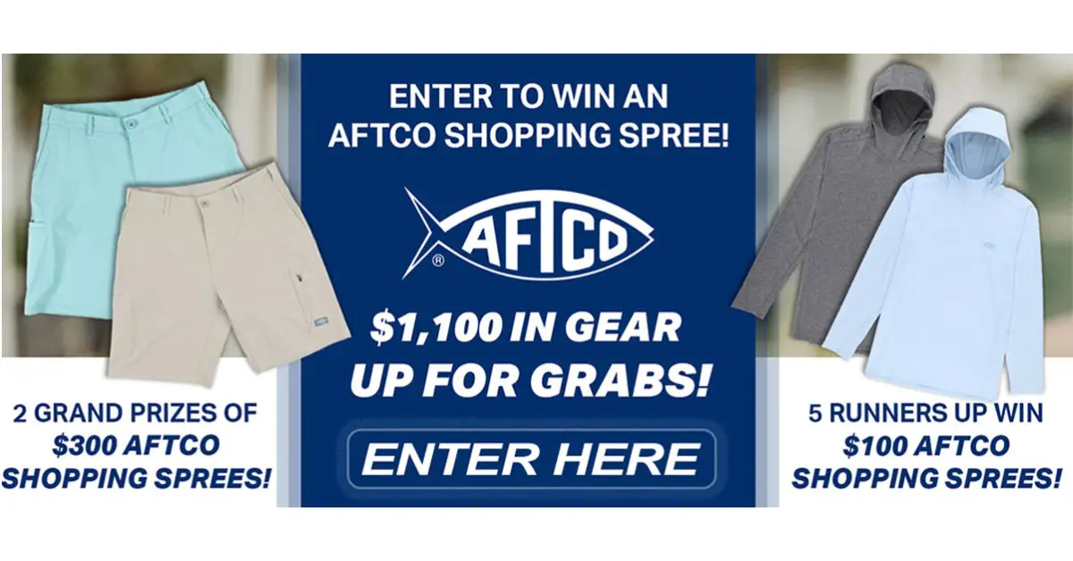 AFTCO Shopping Spree Giveaway