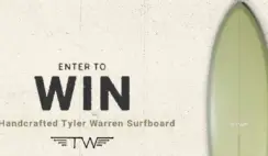 Billabong Win a Tyler Warren Surfboard Sweepstakes