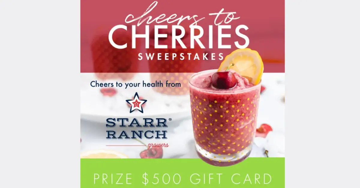 Cheers to Cherries Sweepstakes