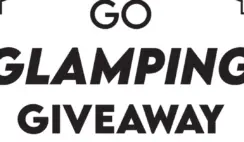 Go Glamping Giveaway