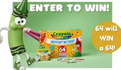 The Crayola 64 will win 64 Sweepstakes
