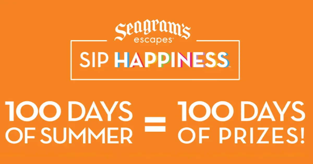 The Seagrams Escapes 100 Days of Summer Sweepstakes and Instant Win Game
