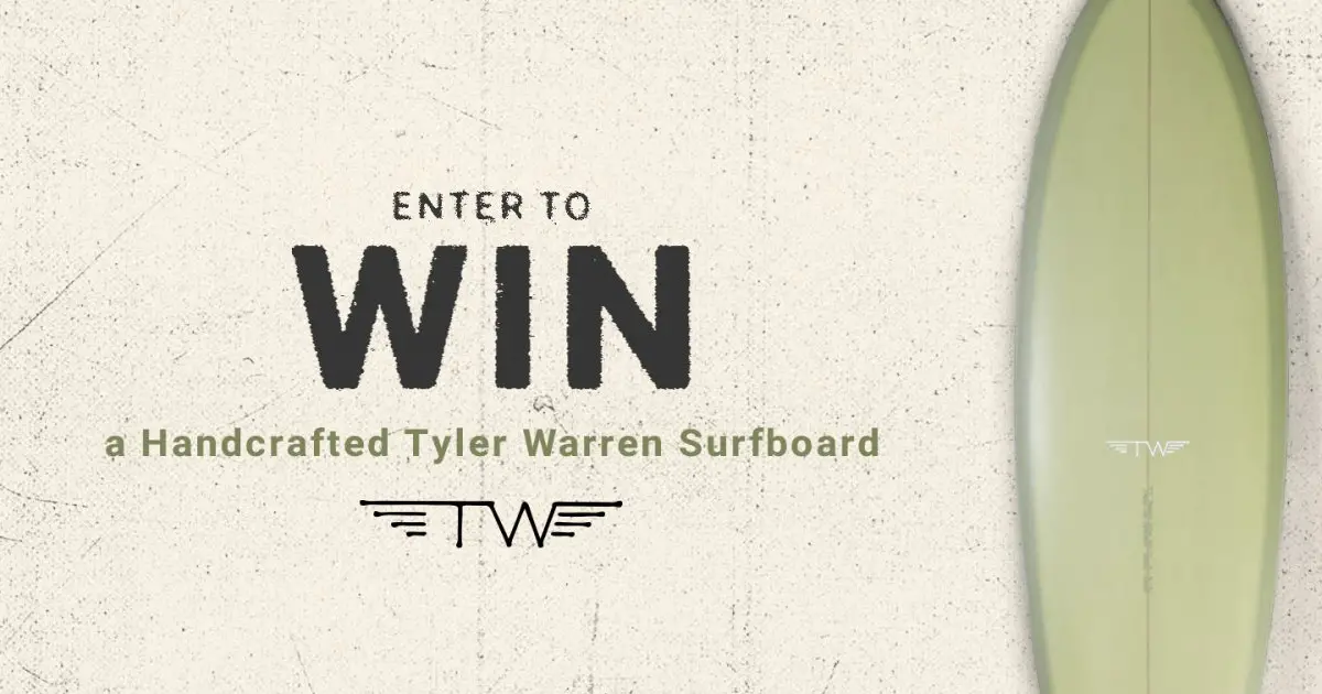 Billabong Win a Tyler Warren Surfboard Sweepstakes
