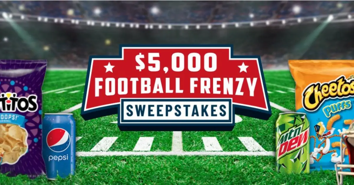 $5000 Football Frenzy Sweepstakes