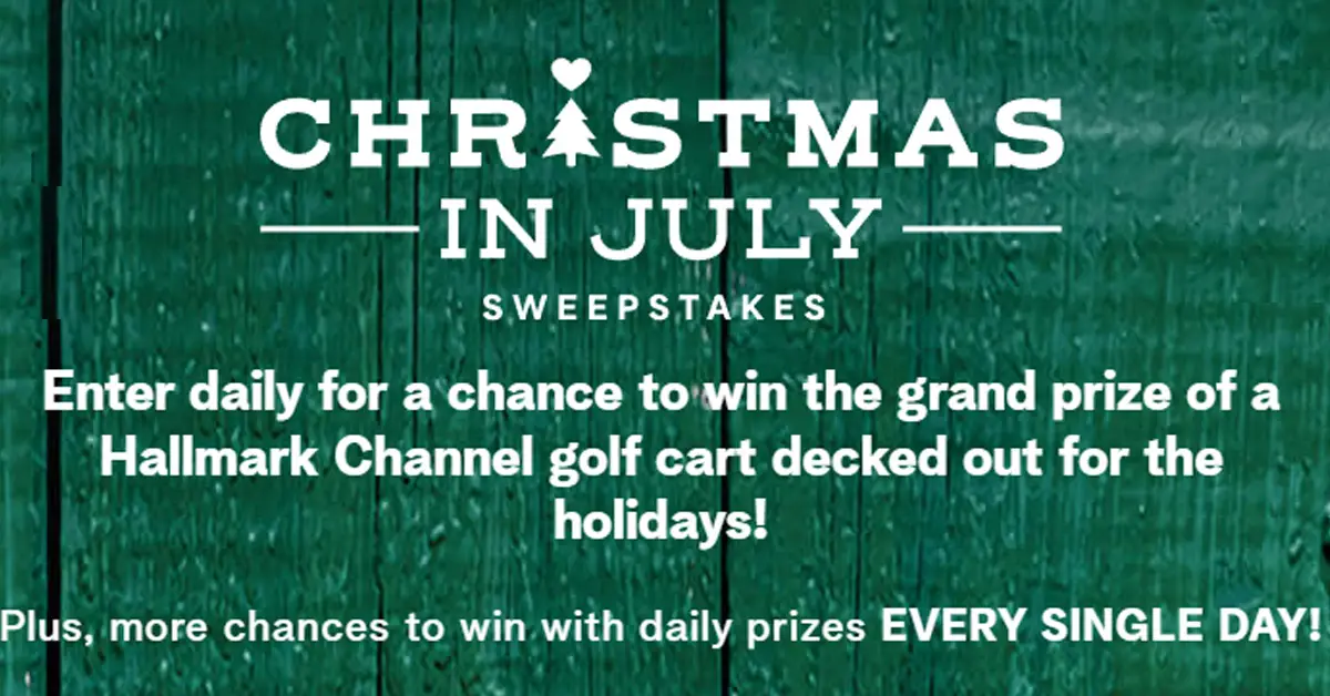 Hallmark Channels Christmas in July Sweepstakes