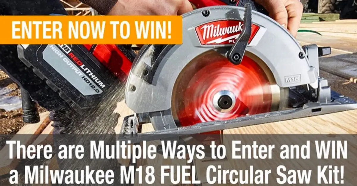 Milwaukee M18 FUEL Circular Saw Kit Giveaway