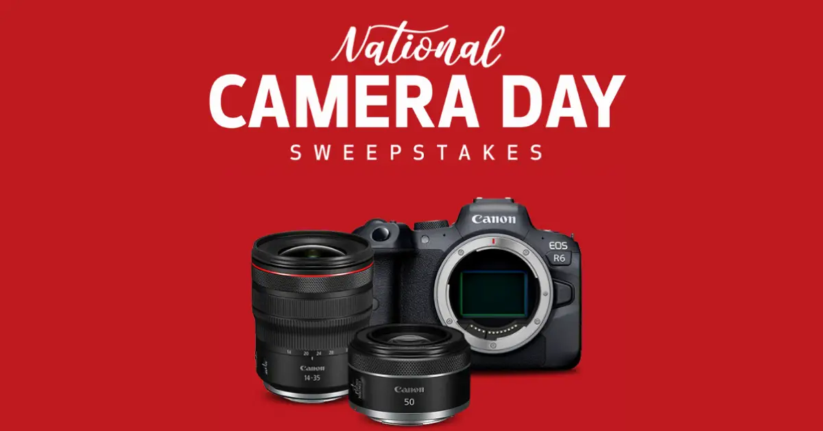 National Camera Day 2022 Sweepstakes