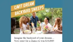 The Cavit Dream Backyard Makeover Sweepstakes