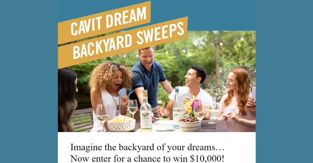 The Cavit Dream Backyard Makeover Sweepstakes