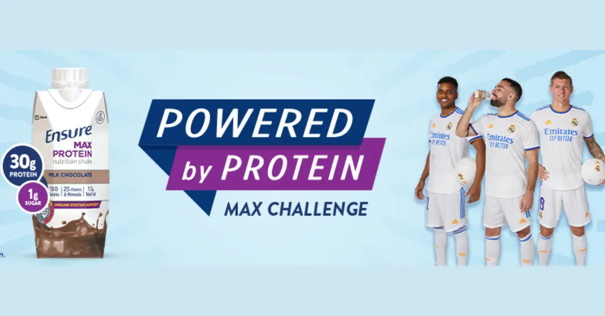 The Ensure Max Powered by Protein Max Challenge Sweepstakes