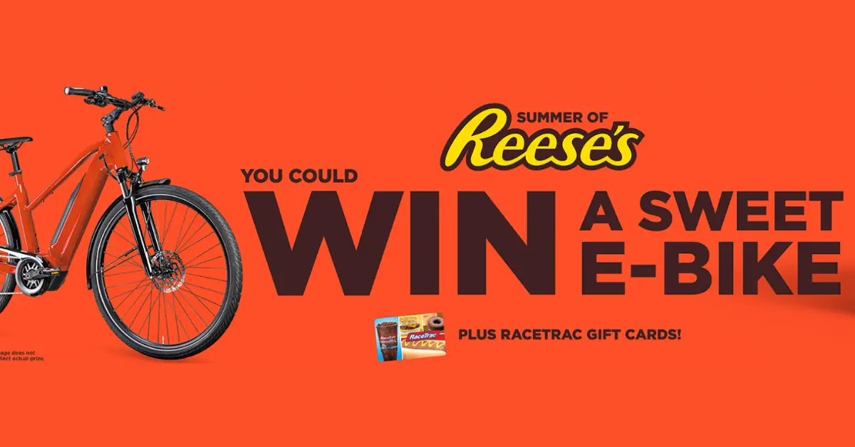 The RaceTrac REESES Summer Lovers EBike 2022 Sweepstakes