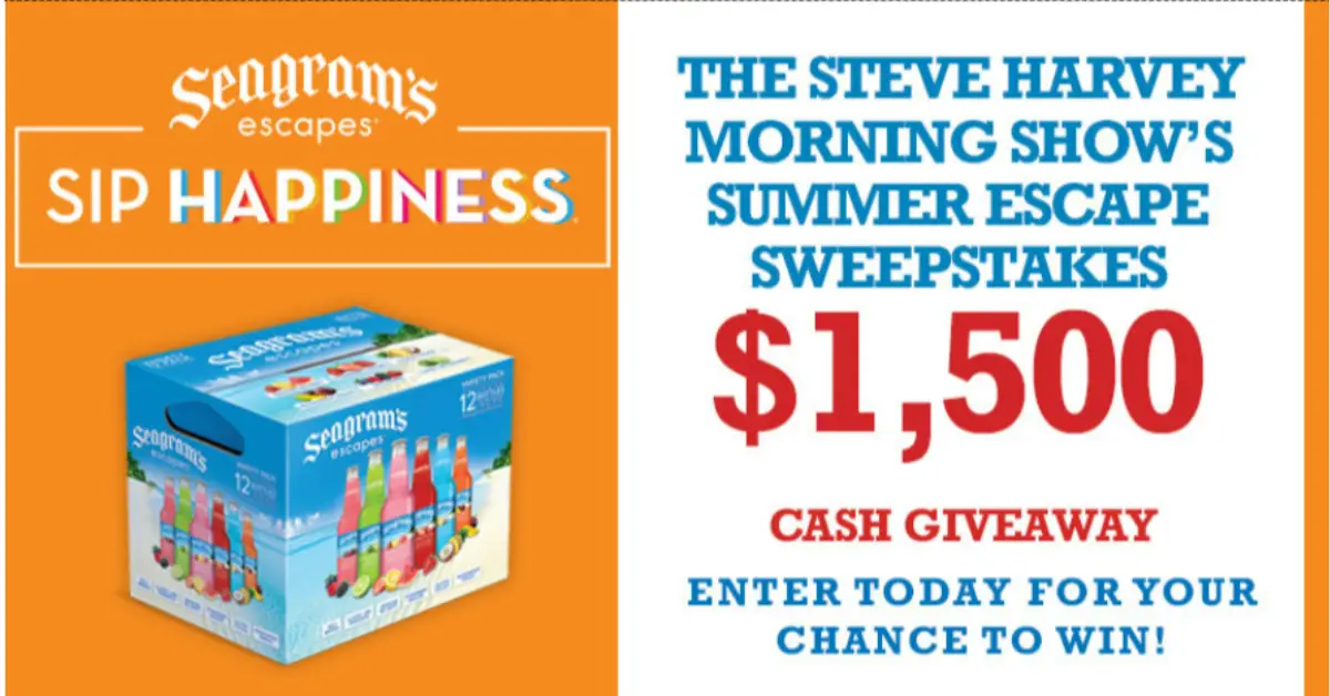 The Steve Harvey Morning Shows July Summer Escape Sweepstakes