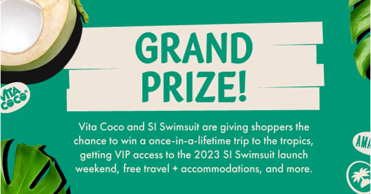 The Vita Coco and Sports Illustrated Swimsuit Sweepstakes